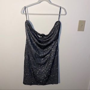 Plus Sequin Tube Dress